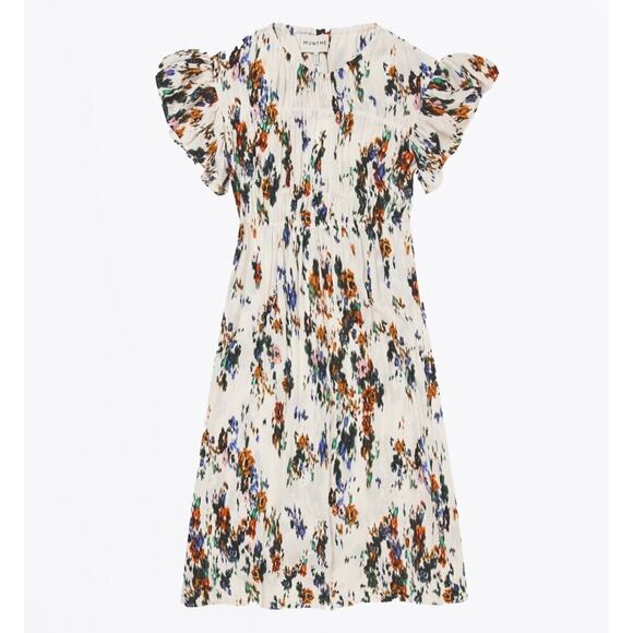 NEW $383 MUNTHE Jacey Dress Midi Multi - Picture 10 of 13